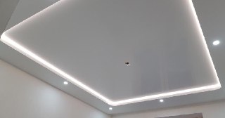 Светодиодные натяжные потолки Шарыпово, цена от 1550 руб.
