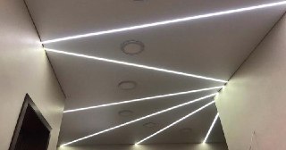 Световые линии на потолке Шарыпово, цена от 2584 руб.